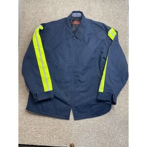 Red Kap Enhanced Visibility Quilt Perma Insulated Work Shop Jacket Men's 2XL